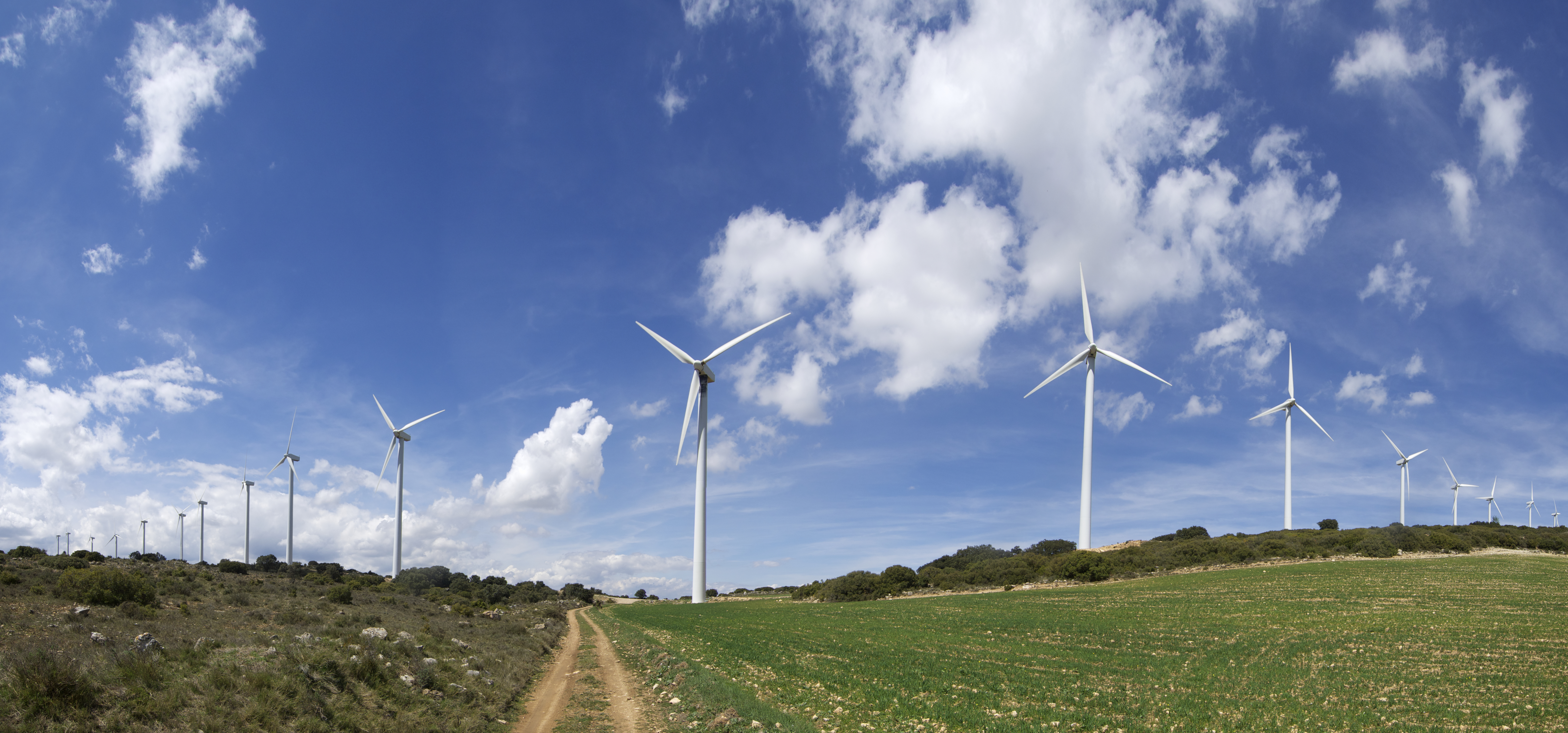 Wind farm panoramic